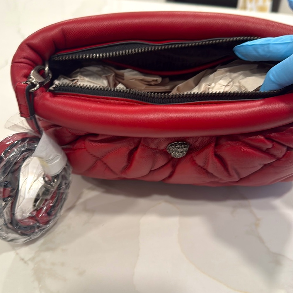 Kurt Geiger London Kensington Leather Clutch - Picture 8 of 14